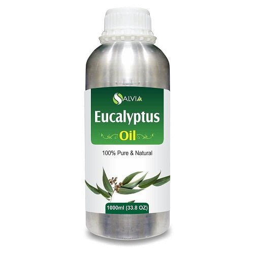 Salvia Natural Essential Oils,Greasy Oil,Anti Fungal,Anti-fungal Oil,Oil for Greasy Hair,Oil for Greasy Hair 1000ml Eucalyptus Oil (Nilgiri Oil) Pure Essential Oil